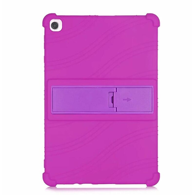Case Huawei MatePad T10s 10.1 นิ้ว #เคสฝาหลังซิลิโคนนิ่มมีขาตั้ง Soft Silicone Case Back Cover with Stand