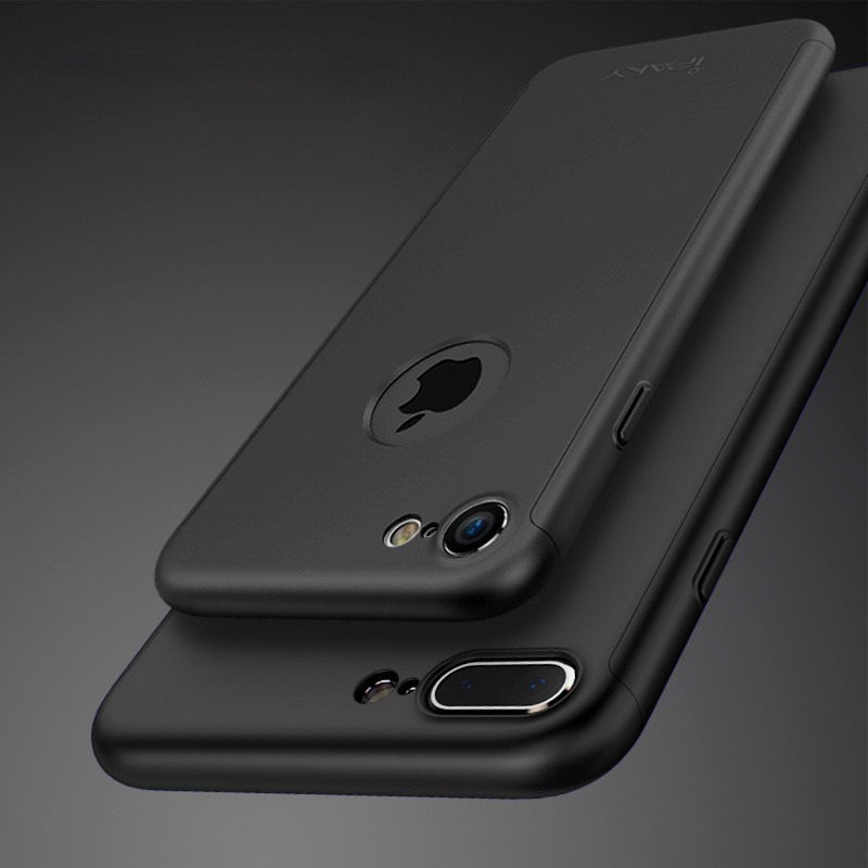 Case iphone 7 เคสฝาฟลังแข็ง IPAKY Matte ป้องกันเต็มรูปแบบ คุณภาพดีสีสันสวยงาม
