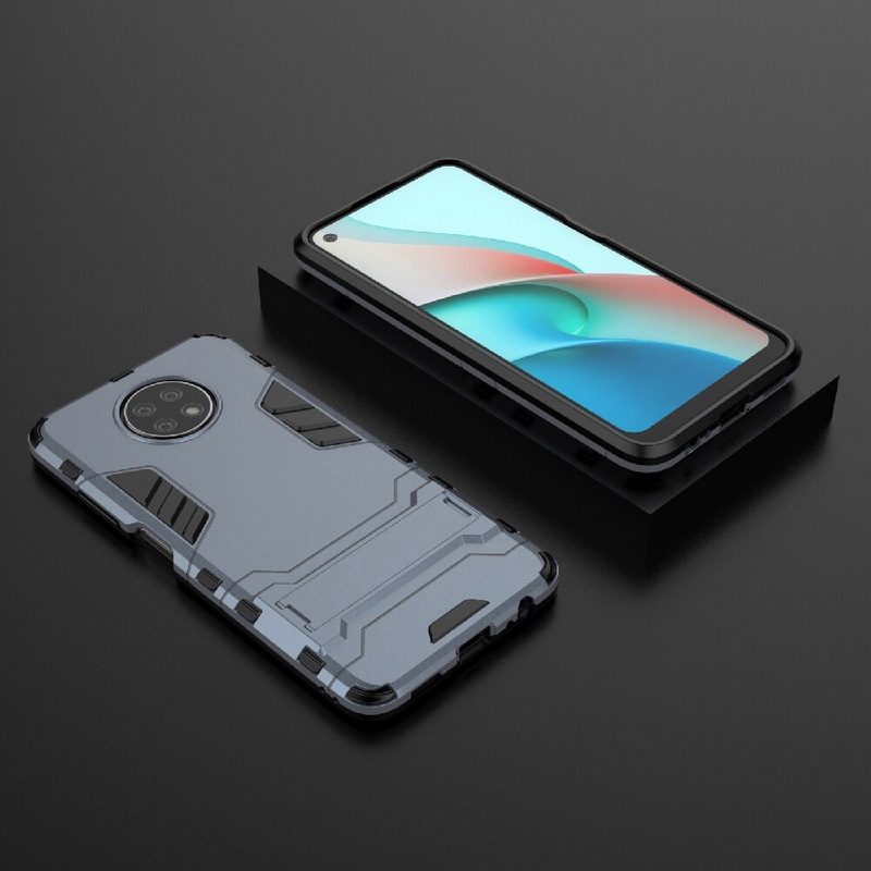 Case Redmi Note 9T 5G #เคสฝาหลังพลาสติก ไฮบริด TPU + Kickstand