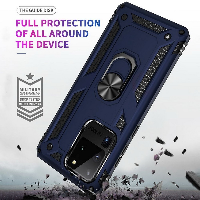 Case Samsung Galaxy S20 Ultra / S20 Ultra 5G #เคสฝาหลัง Hybrid TPU+PC มีแหวนสวมนิ้ว