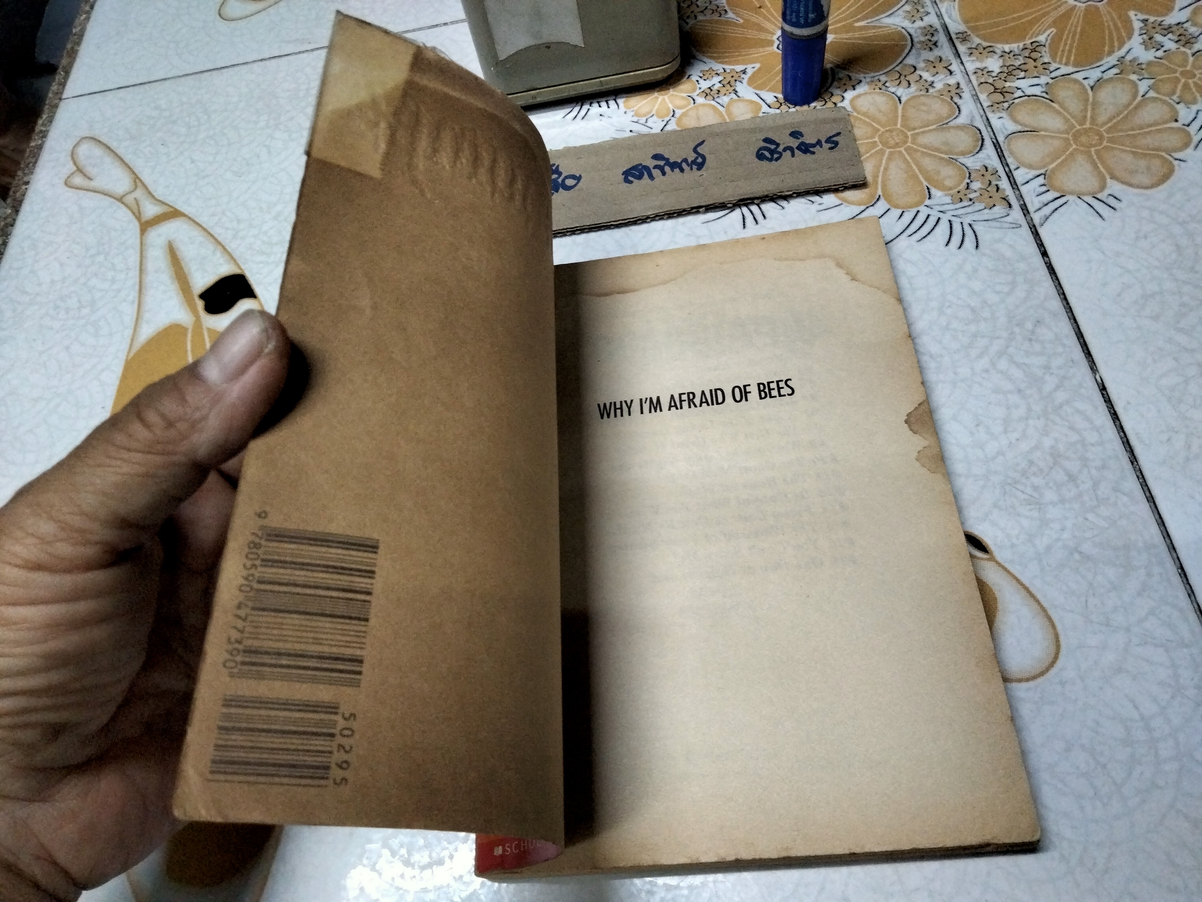 Goosebumps #17 Why I'm afraid of Bees (original series - R.L. STINE) ฉบับภาษาอังกฤษ สภาพพอใช้