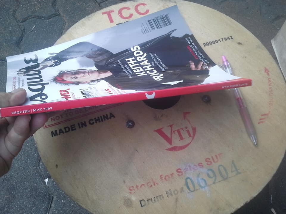 นิตยสาร Esquire ปก Keith Richards ฉบับภาษาอังกฤษ