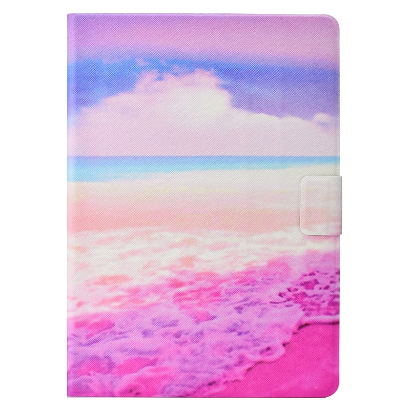 Case Samsung Galaxy Tab S6 Lite 10.4 SM-P610 P615 P617 #เคสฝาพับหนัง PU พิมพ์ลาย Pattern Printing PU Leather Flip