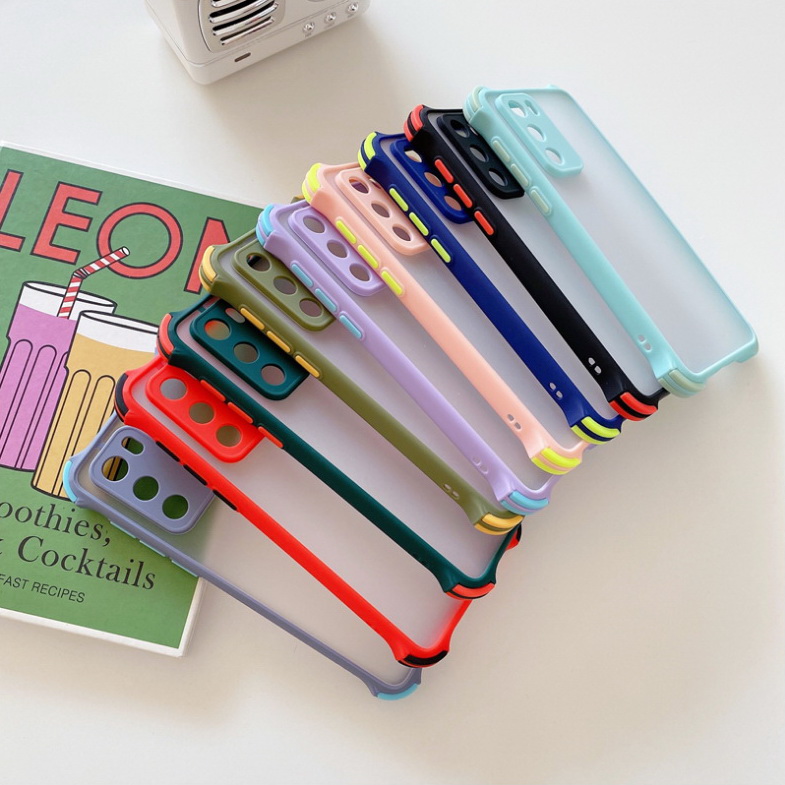 เคส OPPO Reno 5 Pro 5G #เคสฝาหลังขอบซิลิโคนิ่ม Fashion Color Liquid Frame Anti-fall Phone Case