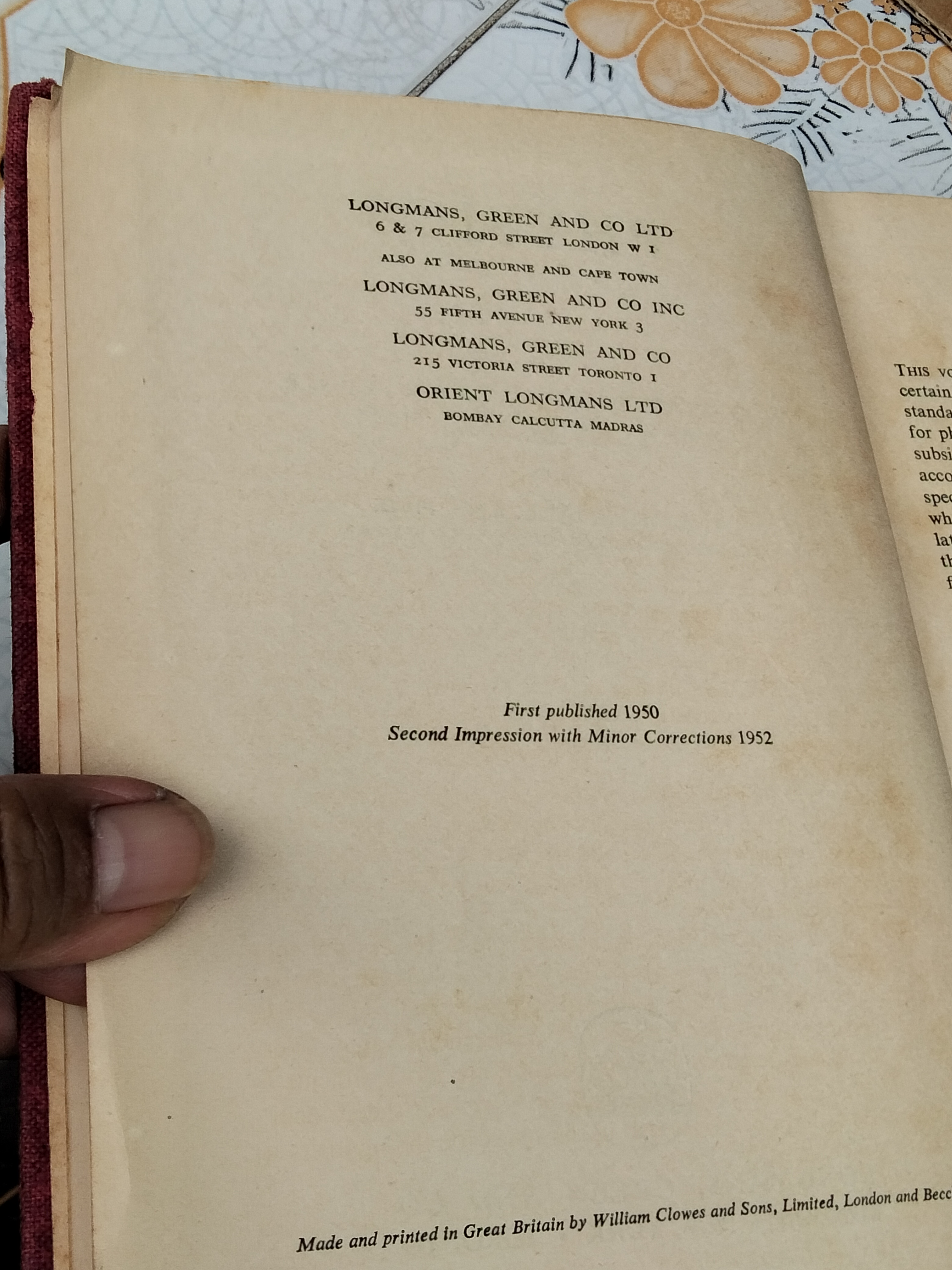 PHYSICS BY S. G. STARLING - A. J. WOODALL **สินค้าหมด