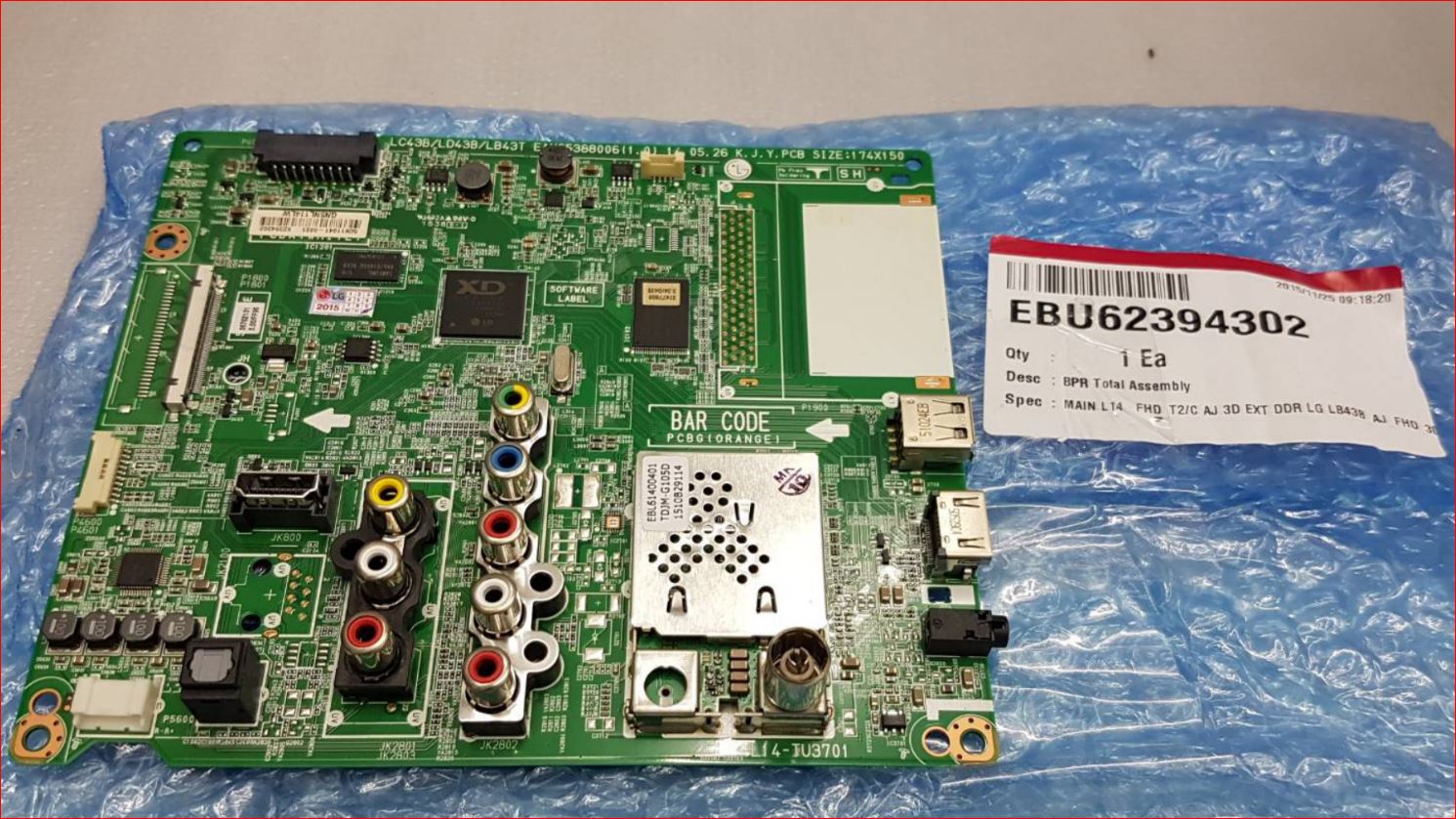 EBU62394302 MAIN42LB / 49LB620 49LB620T-TA.ATMWLJT/BTMWLJT แทน 39LB561T-TC.BTMJLJT 42LB561T-TC.ATMWLJT/BTMDLJT 49LB551T-TC.ATMWLJT/ATWWLJT ได้