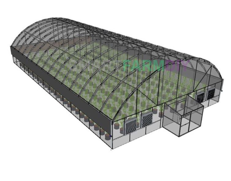 โรงเรือนปลูกพืชกัญ Greenhouse พร้อมระบบควบคุม IoT