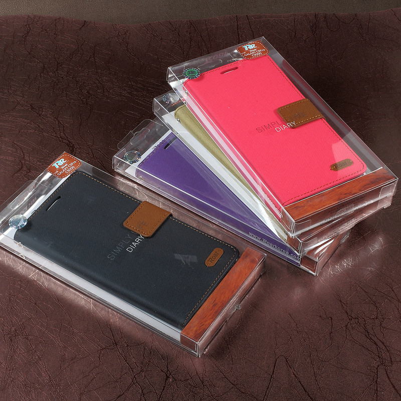 เคส Samsung Galaxy C9 Pro ROAR KOREA #เคสฝาพับแบบกระเป๋าหนังทึบ PU Leather Case