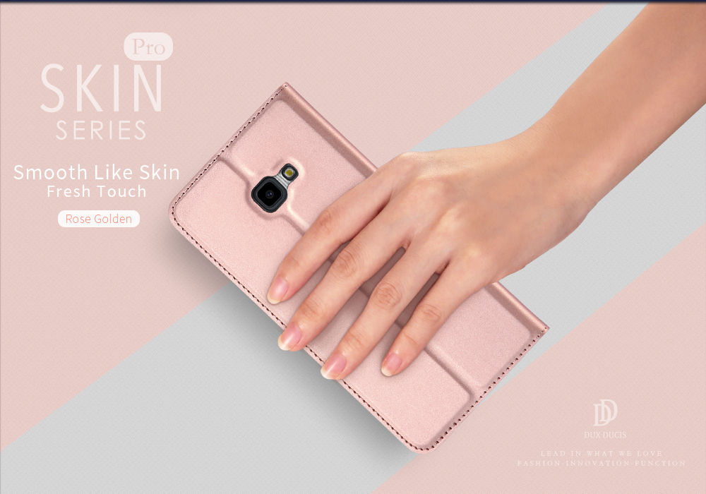 Case Samsung Galaxy J4+ #เคสฝาพับ DUX DUCIS Skin Pro Series คุณภาพดีราคาถูก