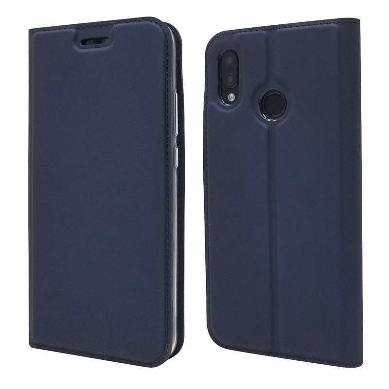 Case Huawei Nova 3e/P20 Lite #เคสฝาพับหนัง PU Magnetic Adsorption Stand Leather Card Holder