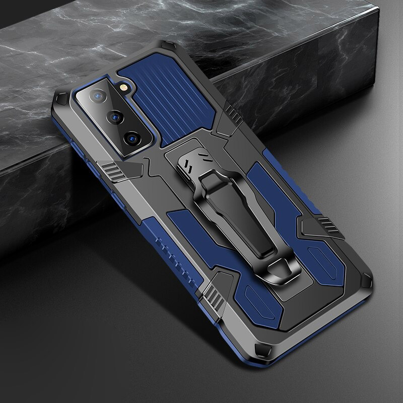 เคส Samsung Galaxy A34 5G #เคสฝาหลังกันกระแทกมีคลิบหนีบ ไฮบริด พลาสติก+TPU Heavy Duty Rugged Hybrid