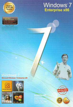 Windows 7 Enterprise x86 ( 1 DVD )
