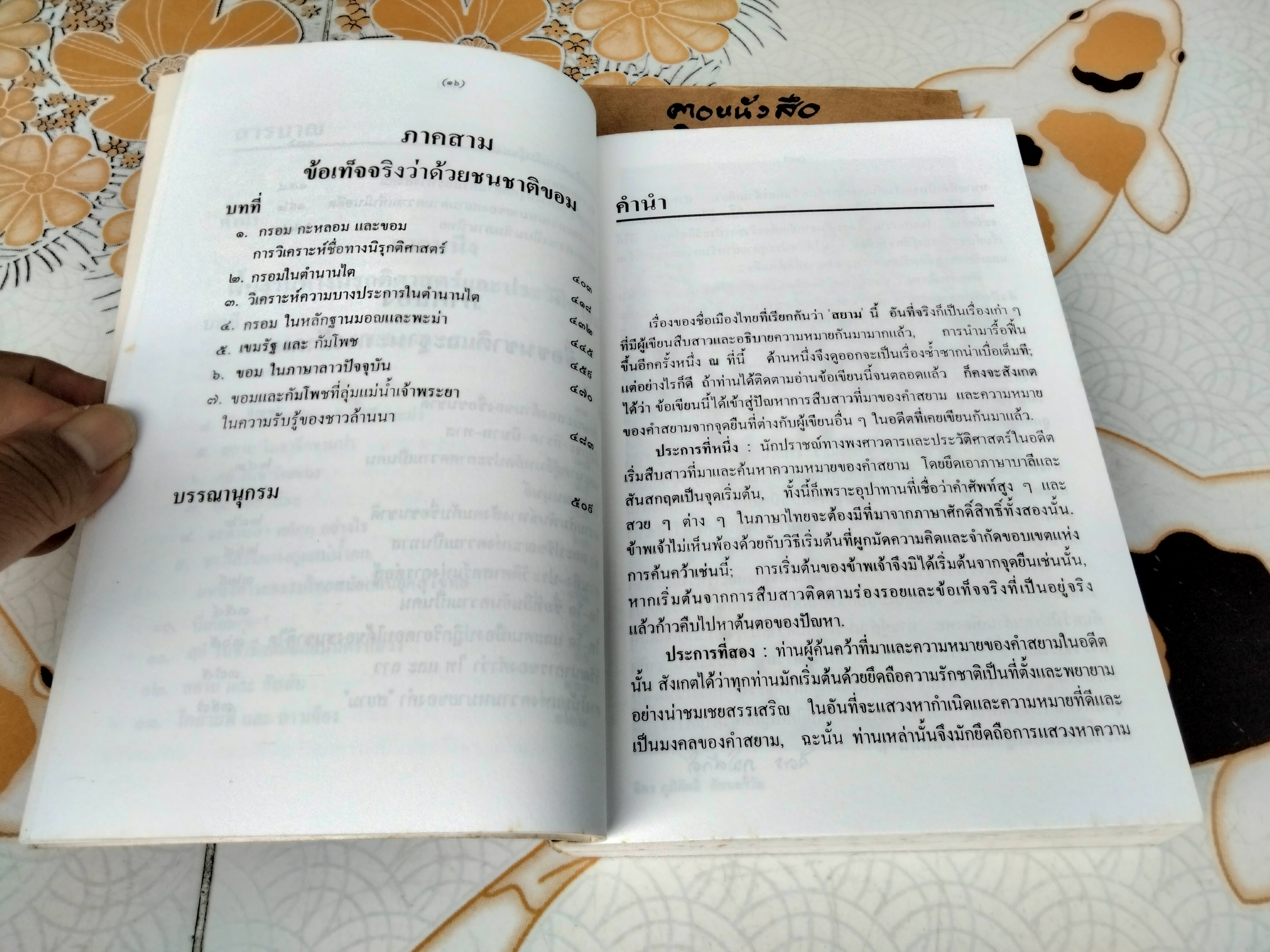 ความเป็นมาของคำสยาม ไทย ลาว และขอม และลักษณะทางสังคมของชื่อชนชาติ ฉบับสมบูรณ์ โดย จิตร ภูมิศักดิ์ (พิมพ์ 4/2540) **สินค้าหมด**
