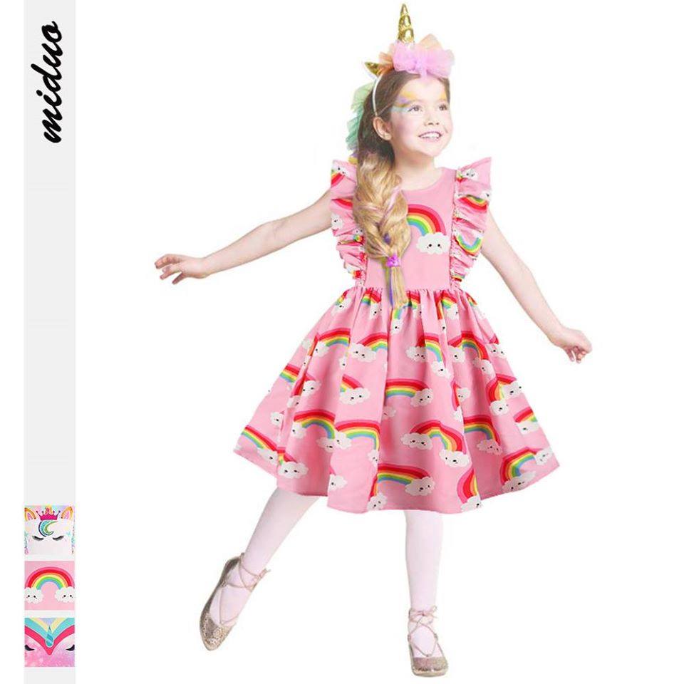 เดรสแขนกุดลายยูนิคอร์น