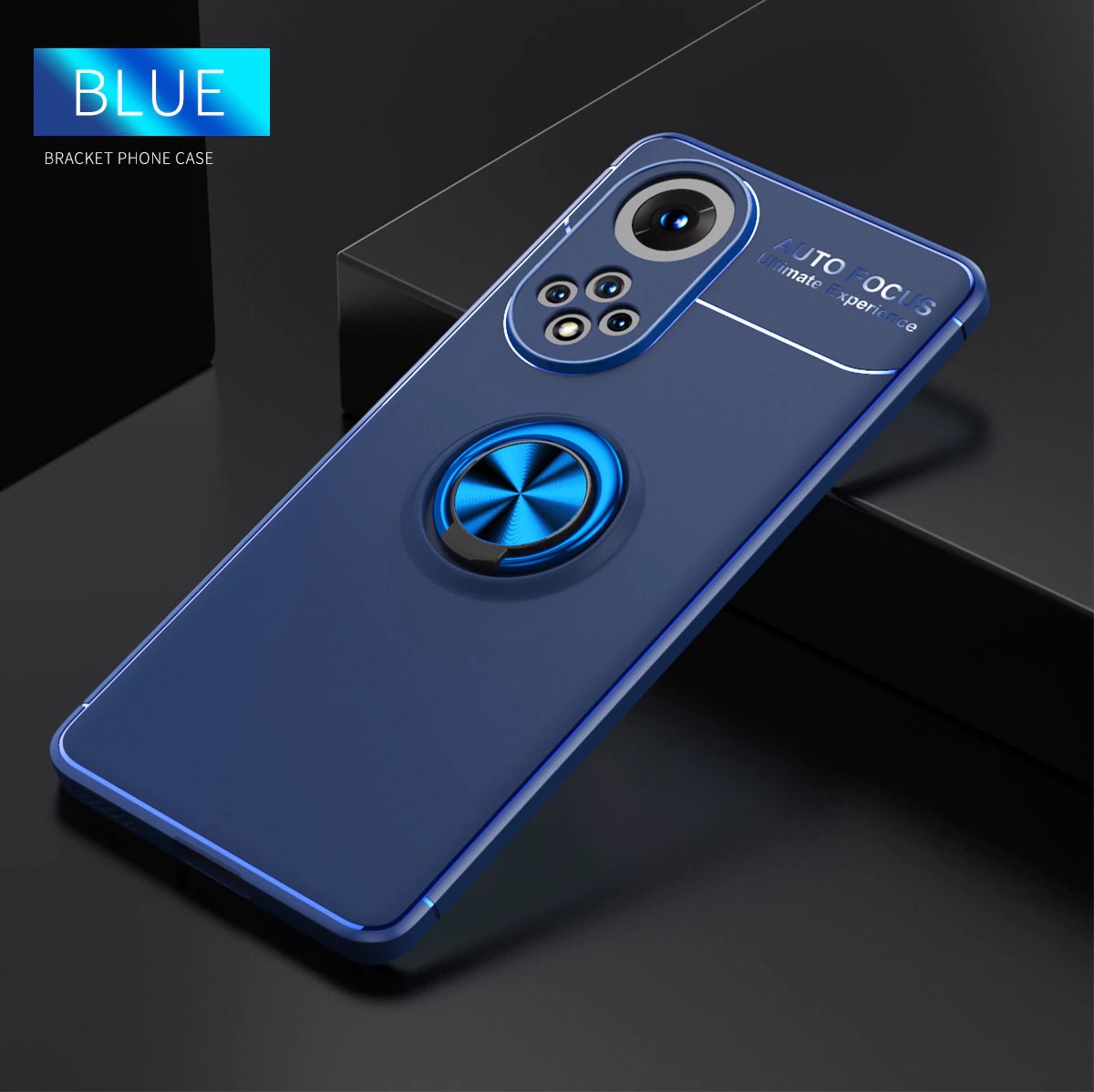 Case Huawei Nova 9#เคสฝาหลัง TPU Finger Ring Kickstand (แผ่นโลหะแบบ Built-in)