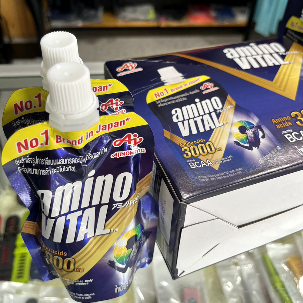 amino VITAL อะมิโน ไวทัล เจลพลังงาน 110 กิโลแคลลอรี่สำหรับออกกำลังกาย (Z19)