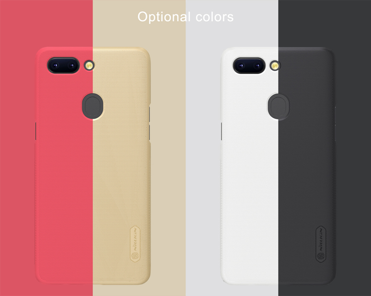 เคส Oppo R15 Pro #เคสฝาหลัง NILLKIN แท้รุ่น Super Frosted Shield + ฟิล์มกันรอย