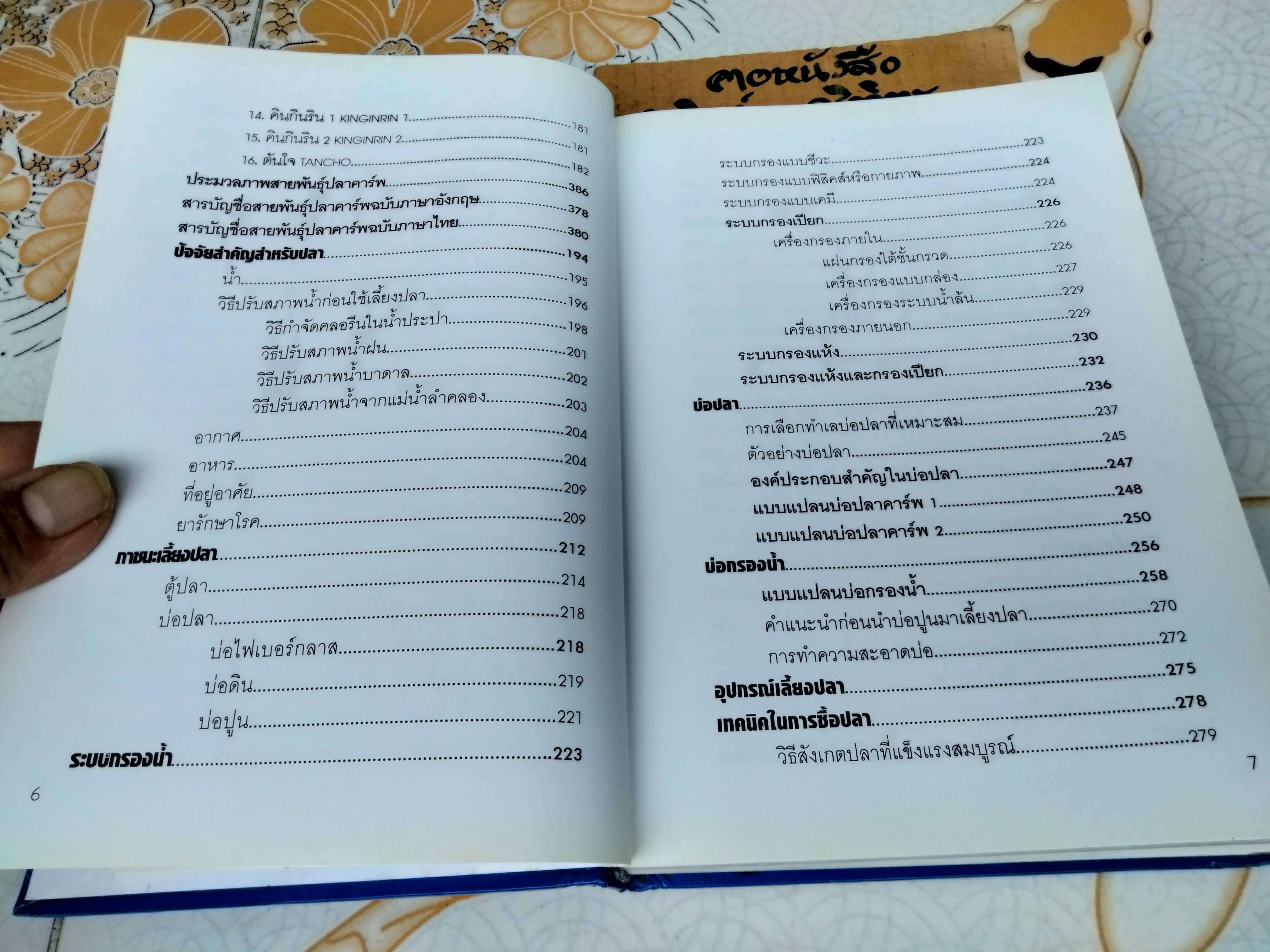 คู่มือเลี้ยงปลาคาร์พ โดย สุรศักดิ์ วงศ์กิตติเวช HANDBOOK OF NISHIKIGOI **สินค้าหมด**