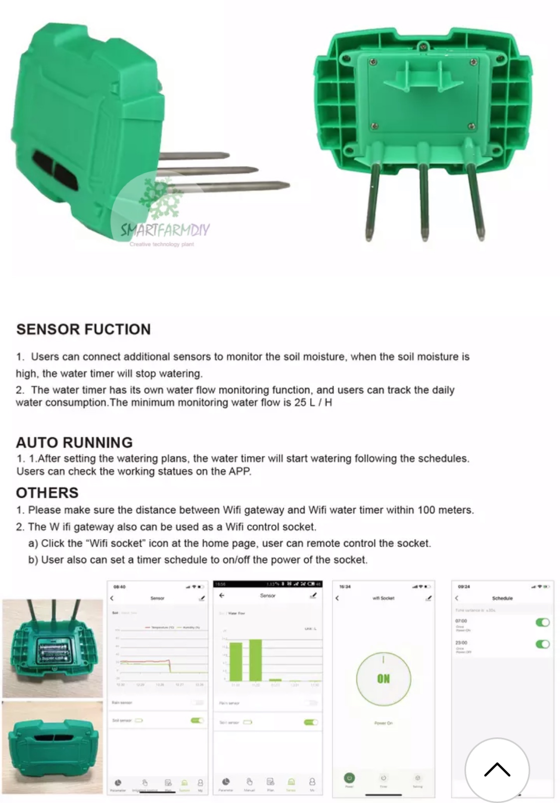 Soil Moisture Sensor Garden Irrigation