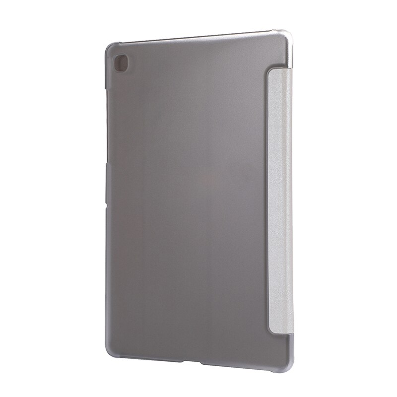 Case Samsung Galaxy Tab S6 Lite 10.4 SM-P610 P615 P617 #เคสฝาพับหนัง PU พับสามพับ Silk Texture Leather Stand Case
