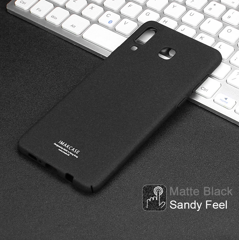เคส Samsung Galaxy A8 Star #เคสฝาหลัง IMAK Cowboy Shell PC Case ขาตั้งแหวน + ฟิล์มกันรอยหน้าจอ