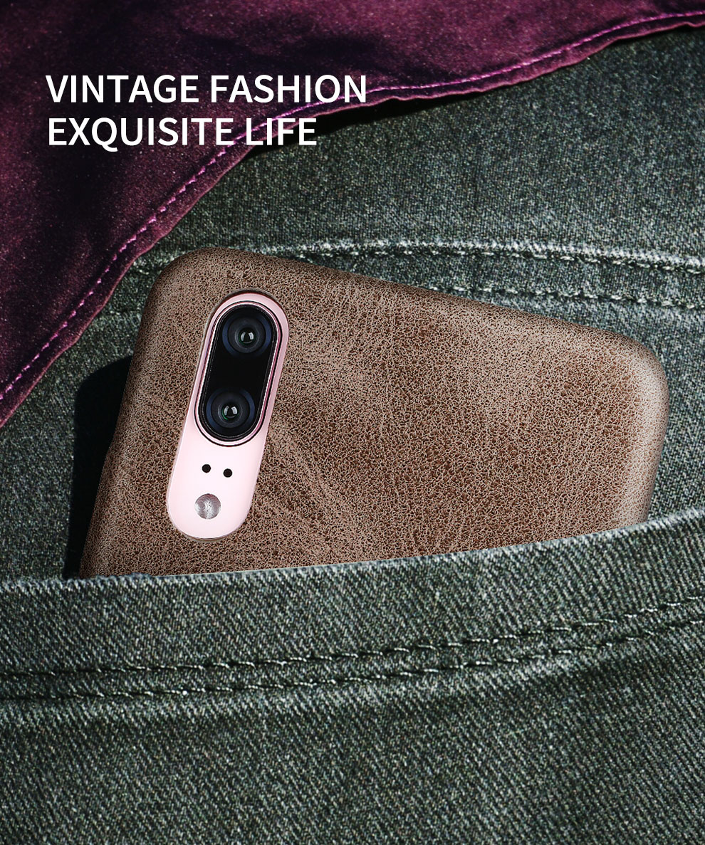 เคส Huawei P20 Pro #เคสฝาหลัง X-LEVEL Vintage Leather Coated Case PC