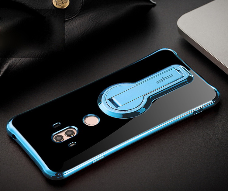 เคส Huawei Mate 10 Pro #เคสฝาหลัง FEELYMOS TPU แบบเคลือบเงามีขาตั้งในตัวสวยงามพรีเมี่ยม