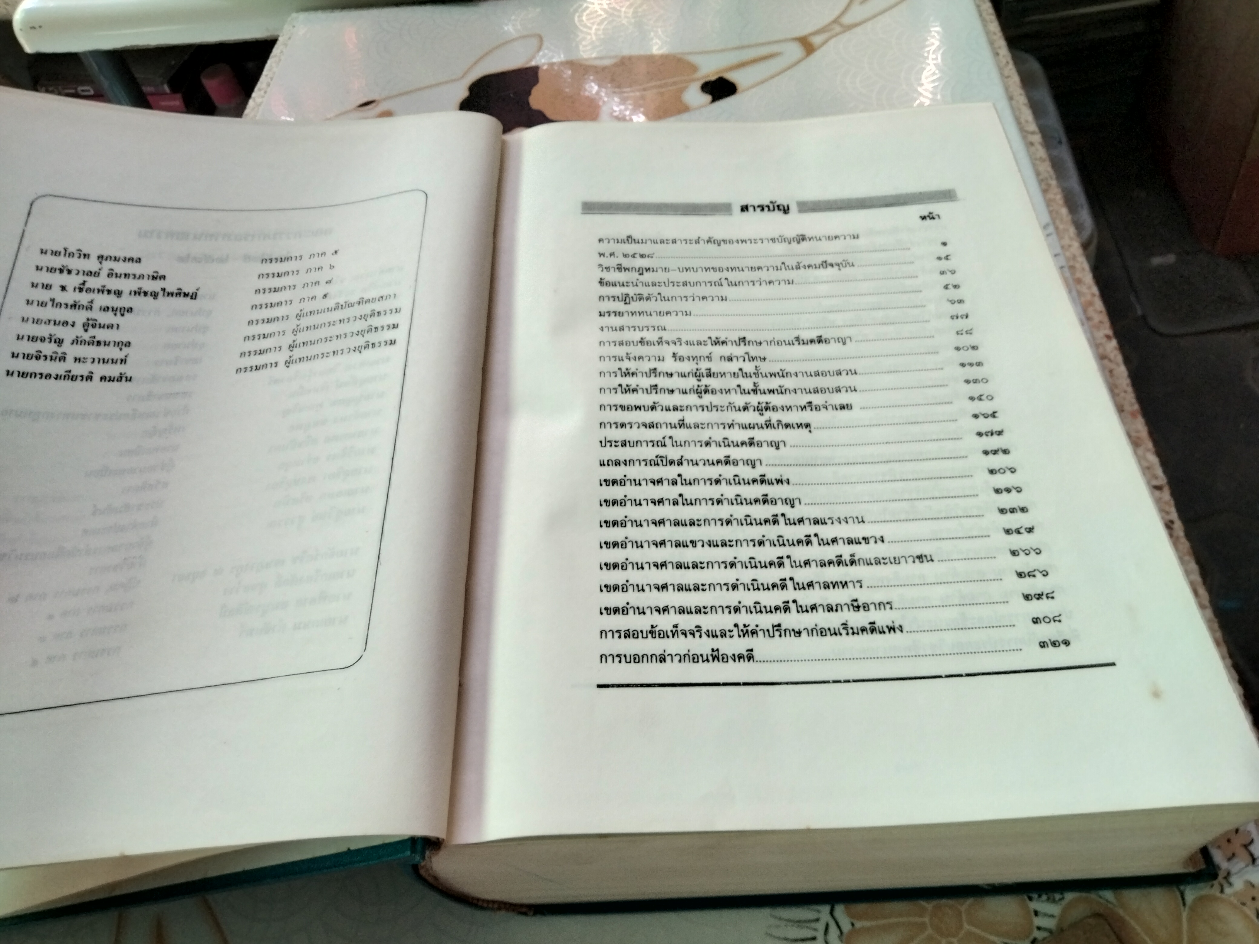 คำบรรยายวิชาว่าความ รวบรวมโดย สำนักฝึกอบรมวิชาว่าความ สภาทนายความ พิมพ์ปีพ.ศ 2532 **สินค้าหมด**
