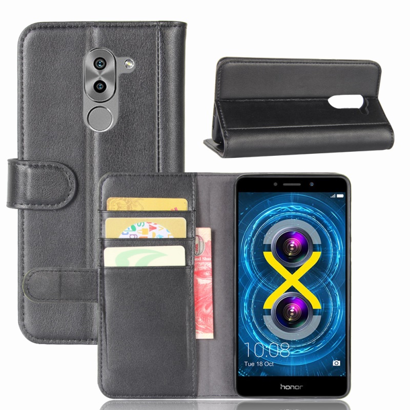 Case Huawei GR5 2017 #เคสหนังฝาพับหนังแยก Genuine Split Leather คุณภาพดี