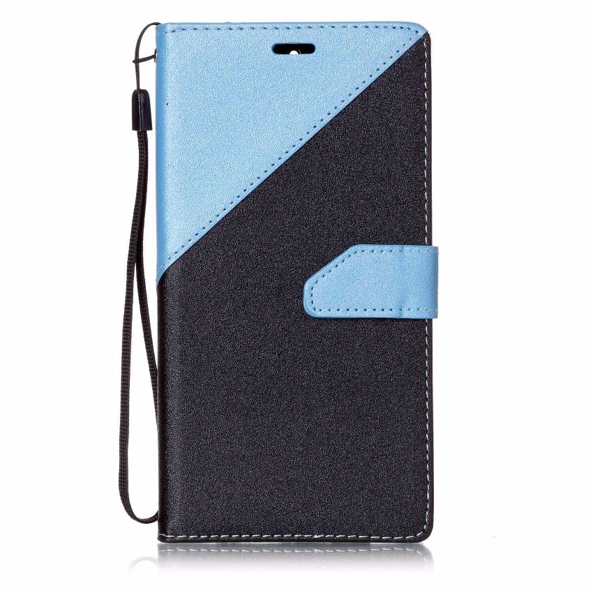 เคสหนัง PU แบบ ฝาพับออกแบบสีตัดกัน Case Huawei GR5 2017