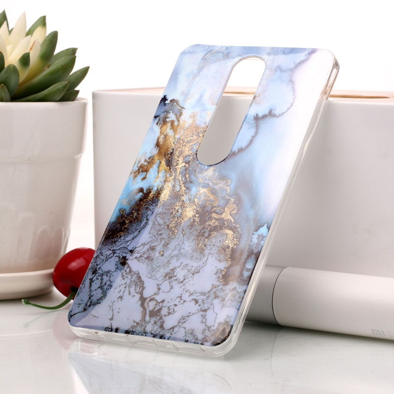 Case Nokia 6.1 (5.5-inch) #เคสฝาหลัง TPU นิ่มพิมพ์ลายรูปแบบลายหินอ่อน