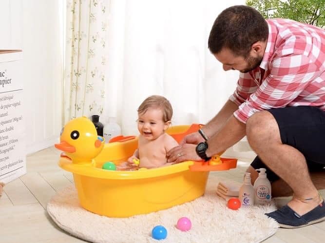 อ่างอาบน้ำเป็ด ทรงเตี้ย