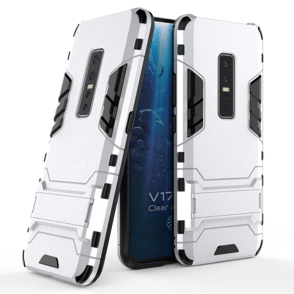 Case Vivo V17 Pro #เคสฝาหลังพลาสติก ไฮบริด TPU + Kickstand