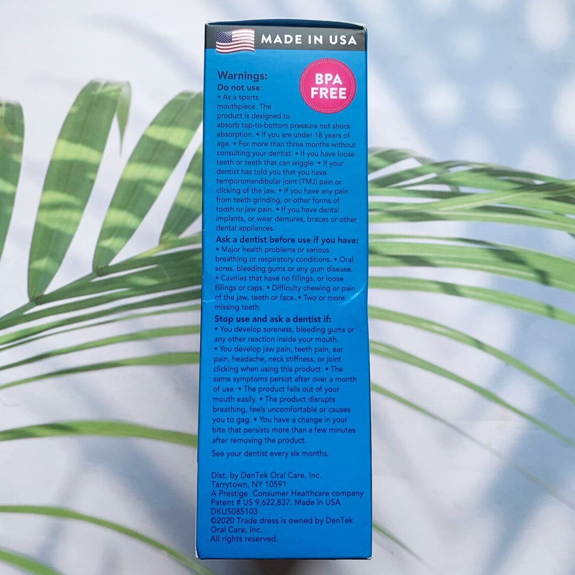 DenTek® Professional-Fit Dental Guard Maximum Protection for Nighttime Teeth Grinding 1 Guard (Bruxism) ยางลดการนอนกรน