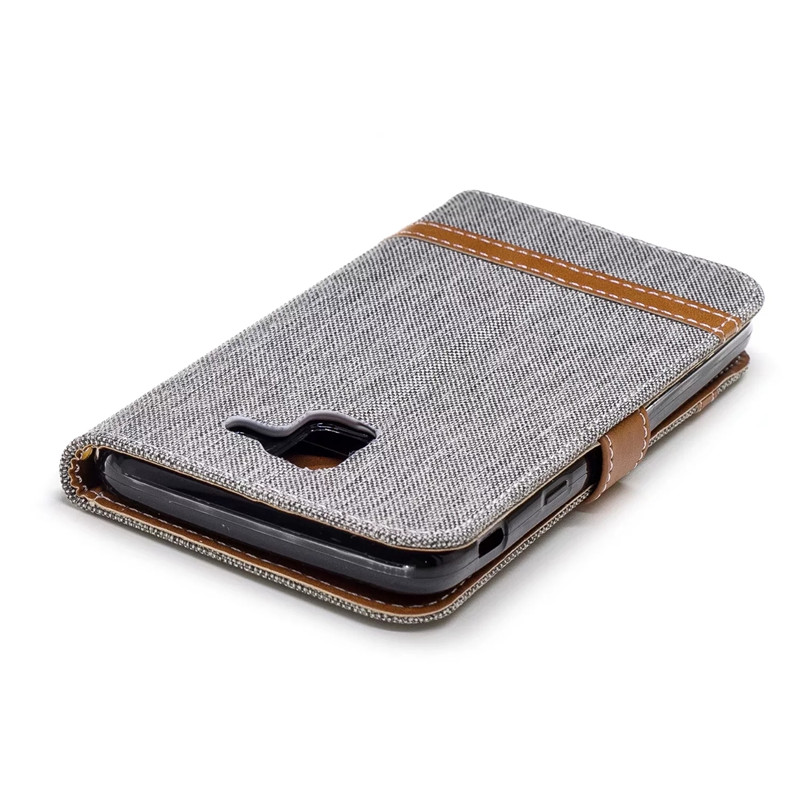 Case Samsung Galaxy J6 (2018) #เคสฝาพับหนัง PU พร้อมสายคล้องมือสีสันสวยงามทันสมัย