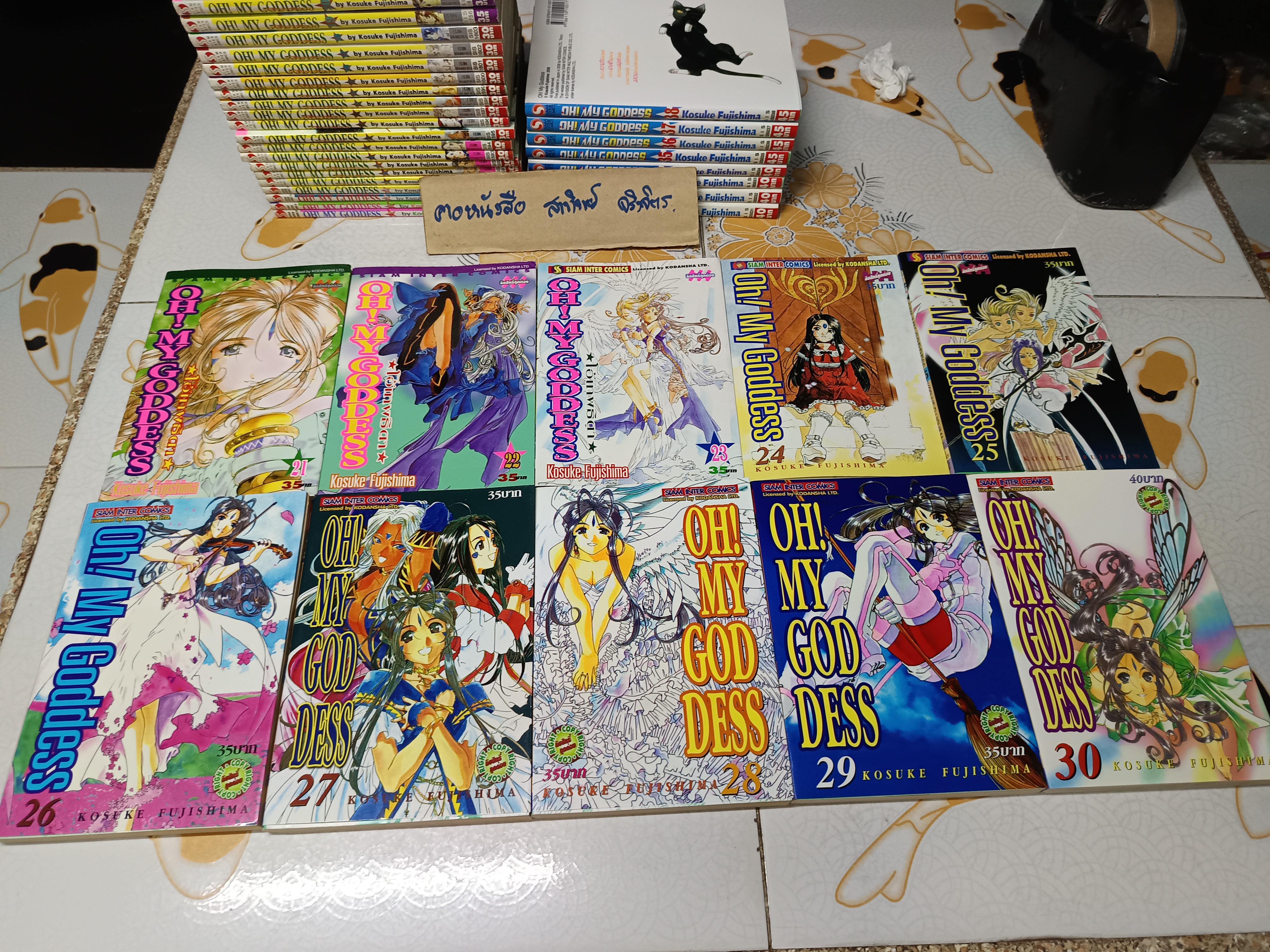 Oh! My Goddess โอ้ เทพธิดา by Kosuke Fujishima มี 1-38 (48 เล่มจบ) ฉบับพิมพ์ครั้งแรก