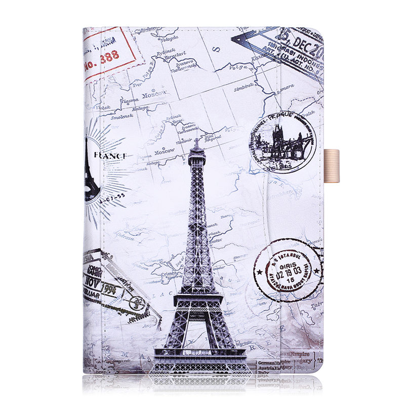 เคส Huawei MediaPad T5 10 #เคสฝาพับรูปแบบการพิมพ์ Pattern Printing PU Leather Smart Cover