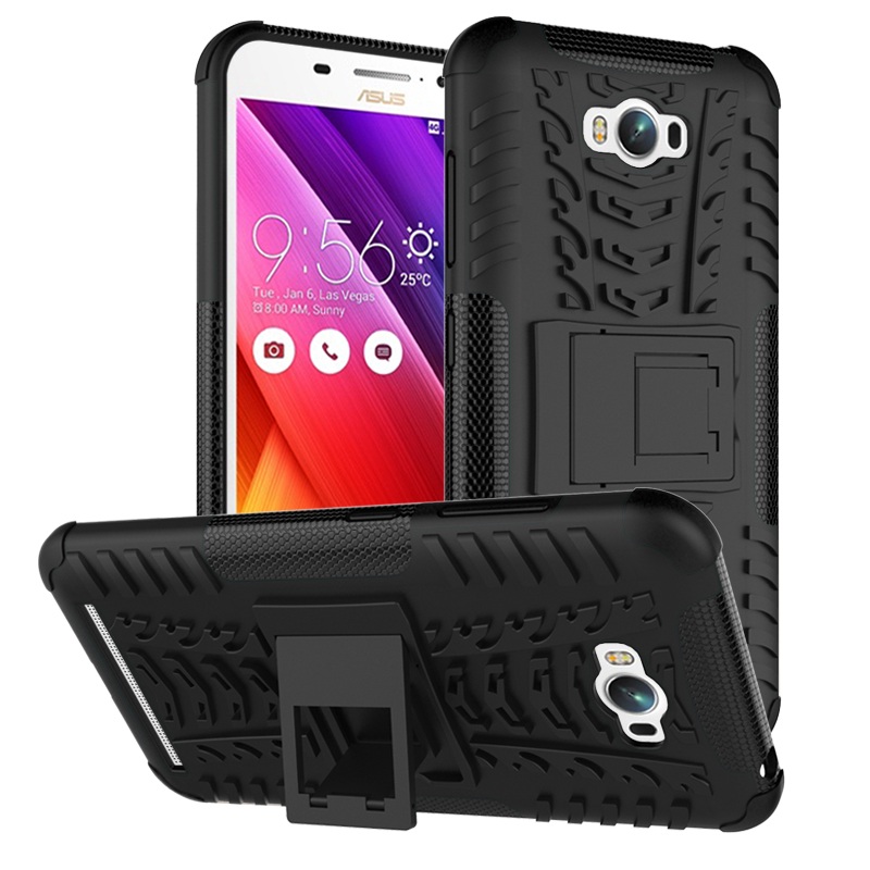 เคส Asus Zenfone Max ZC550KL แบบฝาหลัง ซิลิโคนกันลื่น PC +TPU Hybrid Cover