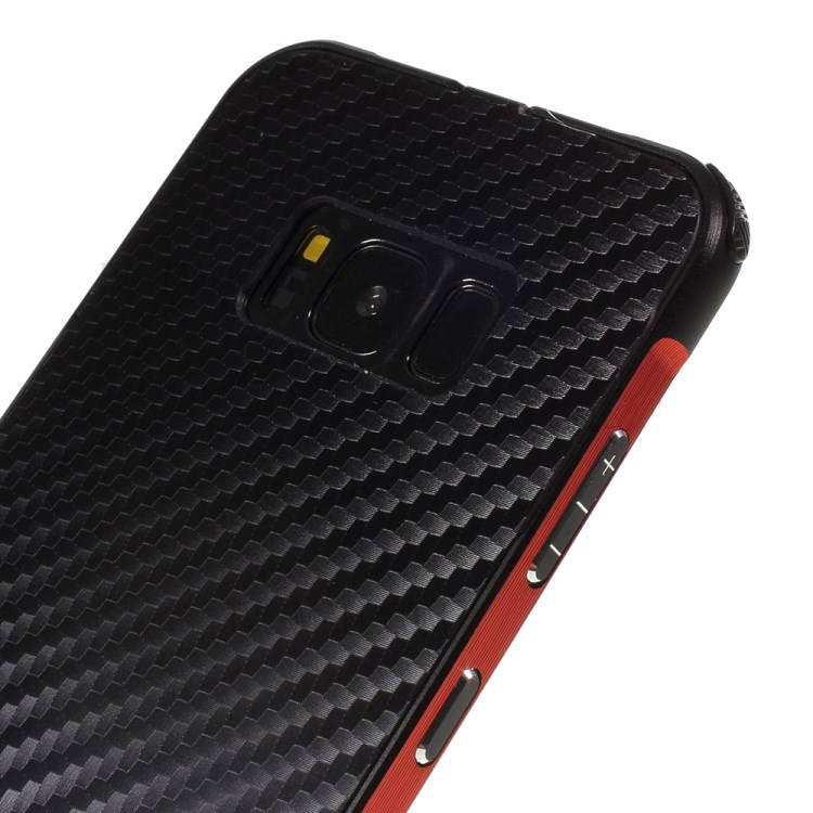 Case Samsung Galaxy S8 #เคสฝาหลังโลหะ2-in-1 Metal + Aluminum Alloy Electroplating