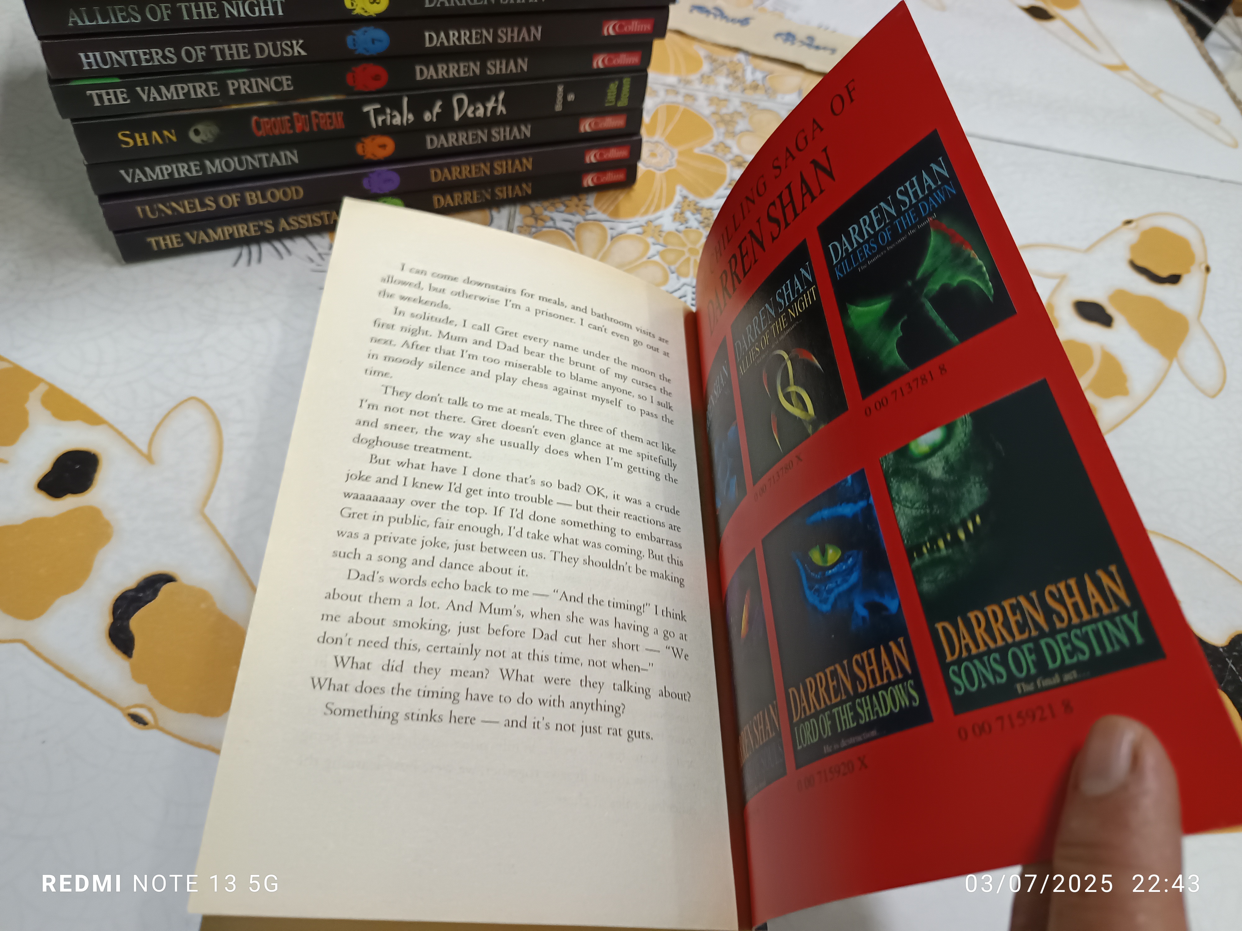 The Saga of Darren Shan ฉบับภาษาอังกฤษ เล่มที่ 2-12 (ขาดเล่มที่ 1)