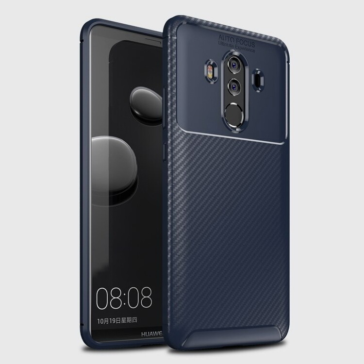 เคส Huawei Mate 10 Pro #เคสฝาหลังนิ่ม Carbon Fiber Anti-drop TPU Protection