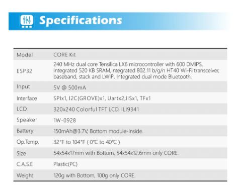 M5Stack Series ESP32 MPU6886 9Axis Motion Sensor Core Module Expansion Kit IOT Development Board M5Stack for Arduino