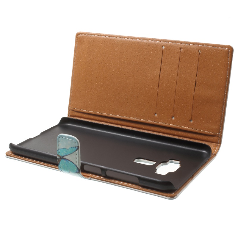 เคส Asus Zenfone 3 ZE520KLเคสฝาพับพิมพ์ลาย สไตล์กระเป๋าสตางค์พับตั้งได้