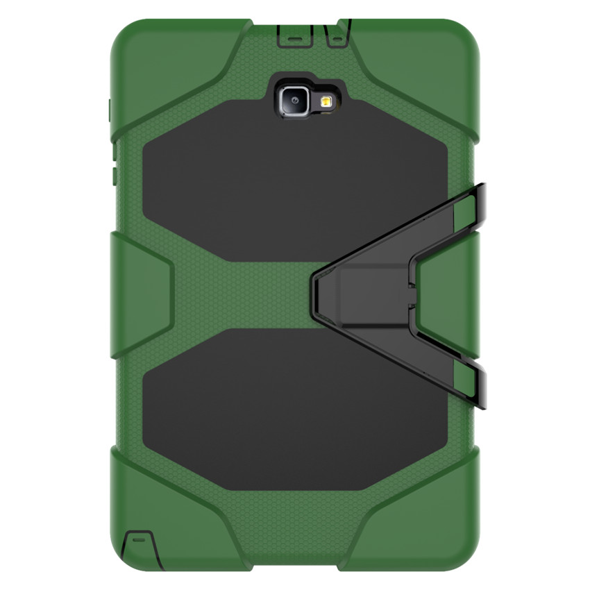 Case Samsung Galaxy Tab A 10.1 (2016) P580 P585 #เคสฝาหลังไฮบริดกันกระแทก ซิลิโคน+พลาสติก Combo Shell