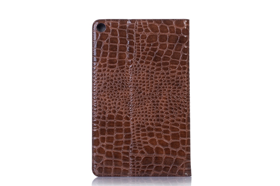 เคส Huawei MediaPad M5 Lite 8 #เคสฝาพับแบบกระเป๋าสตางค์ลายผิวหนังจระเข้ Crocodile Texture