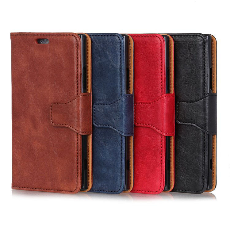 เคส Xiaomi Mi Mix 3 #เคสฝาพับหนังแยกคุณภาพดี Crazy Horse Split Leather Wallet