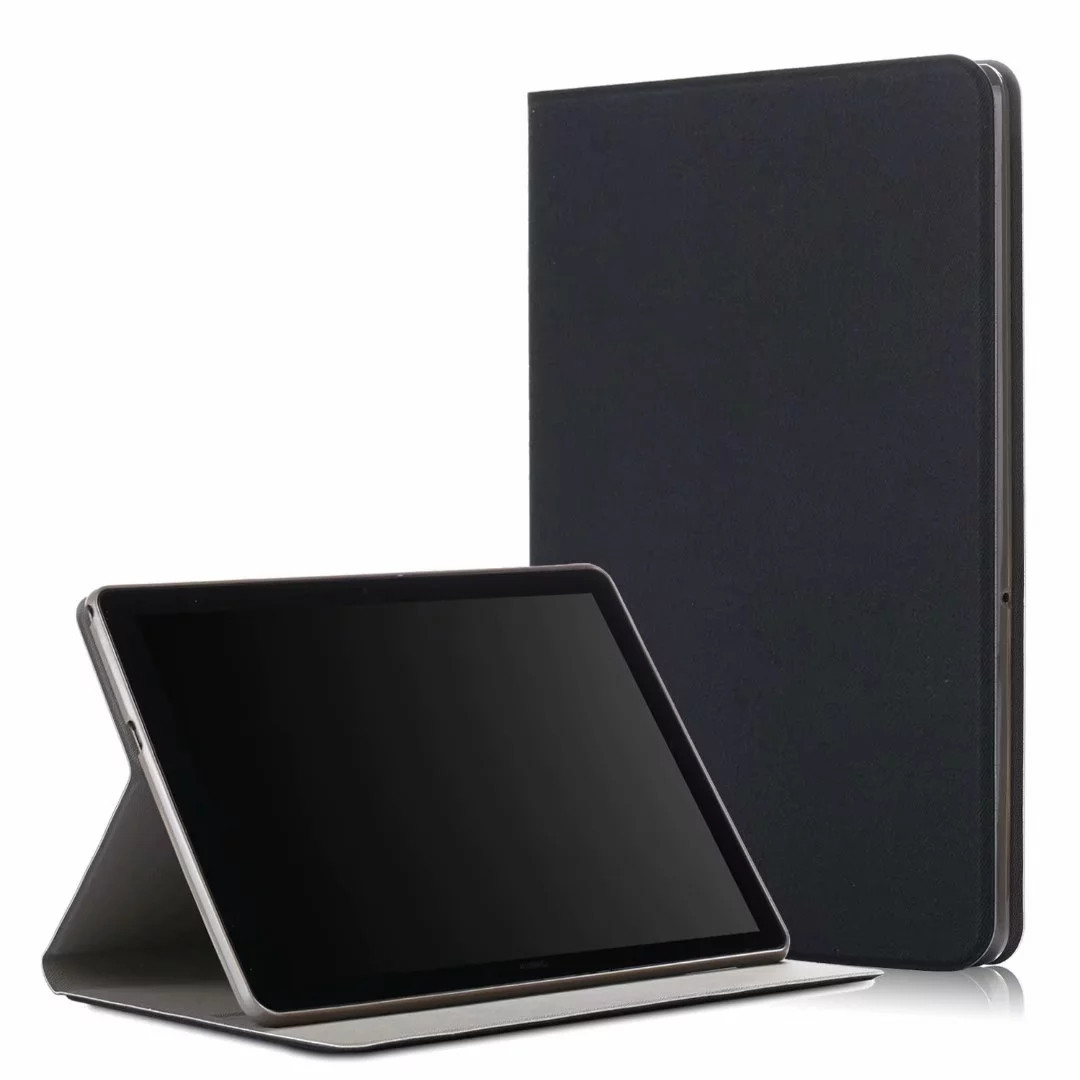 Case Huawei MediaPad T5 10 #เคสฝาพับผิวเคลือบ Cloth Coated Leather Stand Flip เคสคุณภาพดีราคาถุก