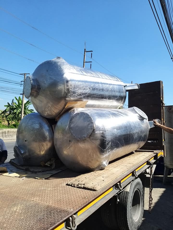 ถังกรองสแตนเลส26นิ้วขนาด65ซม.x150ซม.x3มม