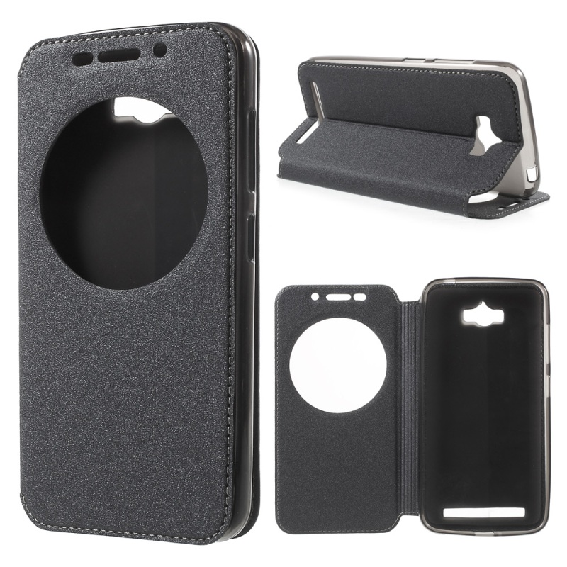 Case Asus Zenfone Max ZC550KL แบบฝาพับมีช่องหน้าต่างสมาร์ทวิวคุณภาพดี
