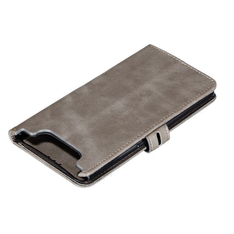 Case Samsung Galaxy A80 #เคสฝาพับหนัง PU ลายแมว Imprinted Cat Pattern Leather Wallet